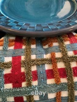 Mackenzie-Childs Wittika Blue Ceramic Dinner Plate Mackenzie-Childs Wittika Blue Ceramic Dinner Plate