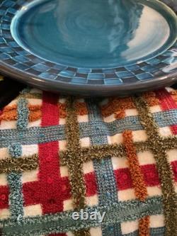 Mackenzie-Childs Wittika Blue Ceramic Dinner Plate Mackenzie-Childs Wittika Blue Ceramic Dinner Plate