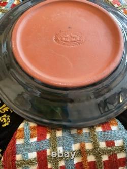 Mackenzie-Childs Wittika Blue Ceramic Dinner Plate Mackenzie-Childs Wittika Blue Ceramic Dinner Plate