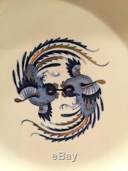 Meissen German Blue Court Dragon & Gold 10 Dinner Plate