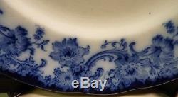 Melrose Flow Blue Scroll Edge Dinner Plate By (royal) Doulton Burslem 1898