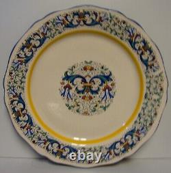 Meridiana Ceramiche BLUE FLEUR DI LIS (MC6 3) Dinner Plates SETS OF FOUR