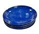 Merritt Melamine Speckled Nautical Pattern 11 Blue Dinner Plates Set Of 6