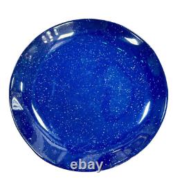 Merritt Melamine Speckled Nautical Pattern 11 Blue Dinner Plates Set Of 6