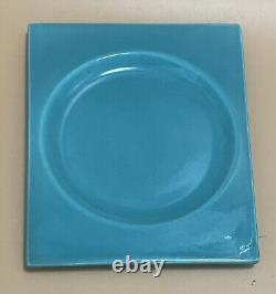 Metlox Pintoria 405 Turquoise Blue Dinner Plate 1937-1939 Production