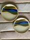 Mikasa Stylekraft Blue River CO901 Dinner Plate 10 3/4 SET of 2