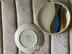 Mikasa Stylekraft Blue River CO901 Dinner Plate 10 3/4 SET of 2