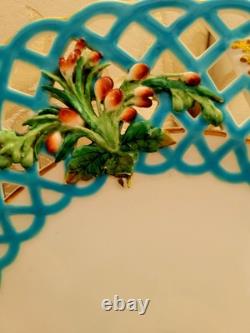 Minton Aesthetic Movement Celeste Blue Christopher Dresser Dinner Plate Bird HTF