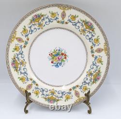 Minton England Talbot Blue Scrolls Set of Plates 4 dinner 4 salad 4 bread butter