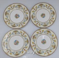 Minton England Talbot Blue Scrolls Set of Plates 4 dinner 4 salad 4 bread butter