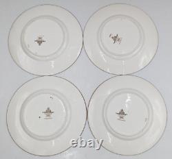 Minton England Talbot Blue Scrolls Set of Plates 4 dinner 4 salad 4 bread butter