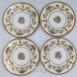 Minton England Talbot Blue Scrolls Set of Plates 4 dinner 4 salad 4 bread butter