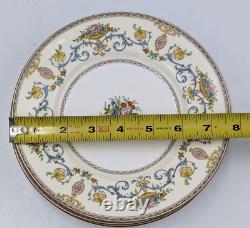 Minton England Talbot Blue Scrolls Set of Plates 4 dinner 4 salad 4 bread butter