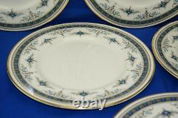 Minton Grasmere Blue (6) Dinner Plates, 10 3/4