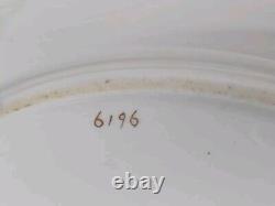 Mintons 6196, Cobalt Blue, Encrusted Gold Band Plate 9 7/8 C. 1900