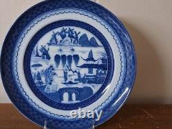 Mottahedeh Blue Canton 10 Dinner Plates, Historic Charleston Portugal Set Of 4