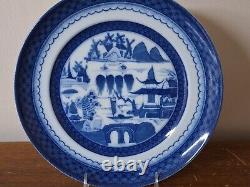 Mottahedeh Blue Canton 10 Dinner Plates, Historic Charleston Portugal Set Of 4