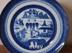 Mottahedeh Blue Canton 10 Dinner Plates, Historic Charleston Portugal Set Of 4