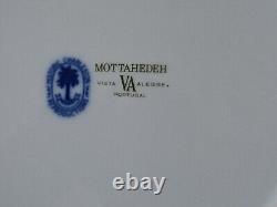 Mottahedeh Blue Canton 10 Dinner Plates, Historic Charleston Portugal Set Of 4