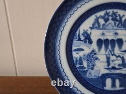 Mottahedeh Blue Canton 10 Dinner Plates, Historic Charleston Portugal Set Of 4