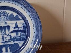 Mottahedeh Blue Canton 10 Dinner Plates, Historic Charleston Portugal Set Of 4