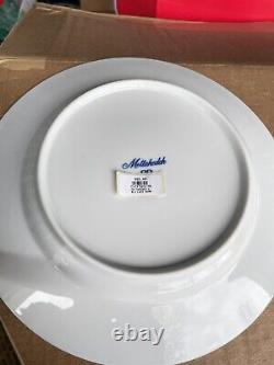 Mottahedeh Blue Lace Dinner 10 Salad 8 1/2 Bread 7 Cup Saucer Old Stock