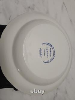 Mottahedeh Torquay Blue Dinner Plates Seashells Reproduction