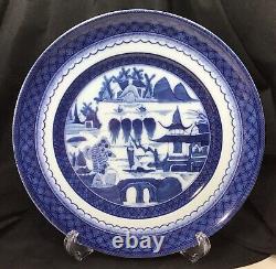 Mottahedeh Vista Alegre Blue Canton Dinner Plate Cup & Saucer (8) Sets Pristine