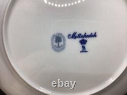 Mottahedeh Vista Alegre Blue Canton Dinner Plate Cup & Saucer (8) Sets Pristine