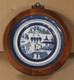 Mottahedeh Vista Alegre Blue Canton Framed Hanging Dinner Plate Portugal