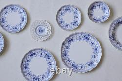 NARUMI Milano 27cm Dinner Plate Bone China Tableware Wedding Gift Blue Japan New