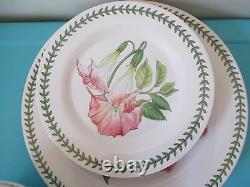 NEW 12 SET PORTMEIRION Melamine Plates Dinner Salad Bowl EXOTIC Botanic Garden