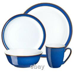 NEW Denby Imperial Blue Tableware Set 16pce
