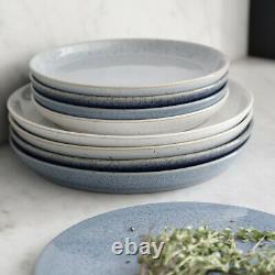 NEW Denby Studio Coupe Dinner Plate Medium Blue Set 4pce