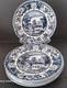 NEW Set of 6 Legend British Heritage Earthenware Belmont Dark Blue Dinner Plates