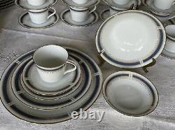 NORITAKE-BLUE DAWN 6611- Dinnerware Set- 7 Pieces 12 Place Setting + Serving