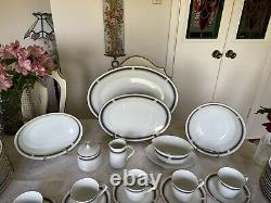 NORITAKE-BLUE DAWN 6611- Dinnerware Set- 7 Pieces 12 Place Setting + Serving