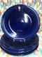 New Set 4 Fiestaware 10.5 Cobalt Blue Dinner Plates Fiesta Free Shipping