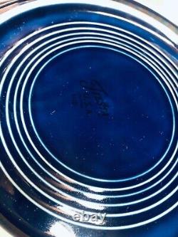 New Set 4 Fiestaware 10.5 Cobalt Blue Dinner Plates Fiesta Free Shipping