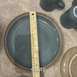 Noritake Madera Spruce 4 Place Settings Dinner, Salad Plate, Bowl Mug