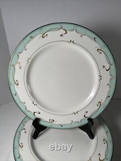 Noritake Pavane Bone china Dinner Plates Set OF 6