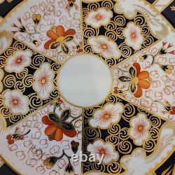 Old Imari 2451 Royal Crown Derby Red Blue Gold English Bone China Dinner Plate