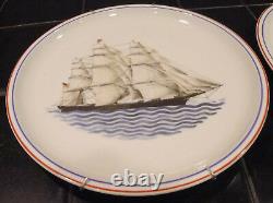 Our Maritime Heritage Dinner Plates by Mottahedeh Nightingale&YorkShire(Set)