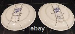 Our Maritime Heritage Dinner Plates by Mottahedeh Nightingale&YorkShire(Set)