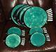 PAOLA NAVONE Fish Shaped Plates 4 Dinner And 4 Snack/Dessert Blue Black White