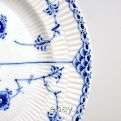 Pair (2) Vintage Royal Copenhagen Blue Lace Dinner Plates #571