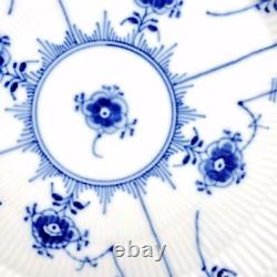 Pair (2) Vintage Royal Copenhagen Blue Lace Dinner Plates #571