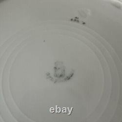 Pair Of Nymphenburg Porcelain King's Pearl Dinner Plate CHIEMSEE READ CHIP