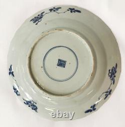 Pair of STUNNING Chinese BLUE &WHITE KANGXI PLATES ca 1720