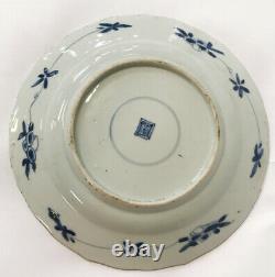 Pair of STUNNING Chinese BLUE &WHITE KANGXI PLATES ca 1720